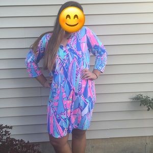 Lilly Pulitzer Ali V-Neck T-Shirt Dress